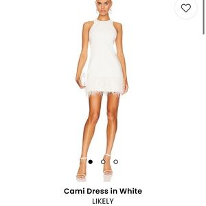 LIKELY Cami Dress in White